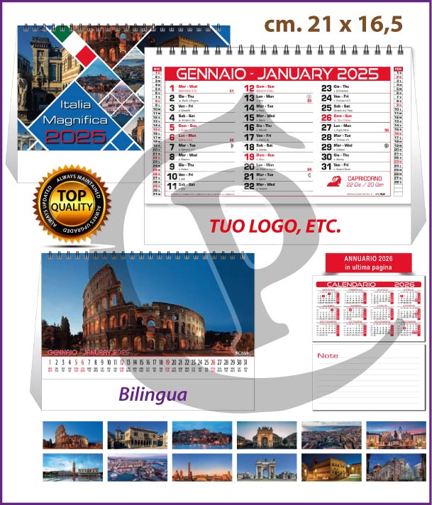 Illustrati da Scrivania calendari-da tavolo 2025-personalizzati-Illustrati-da-scrivania-italia-magnifica-bilingua-073e